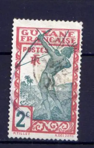 (002) Französisch Guyana Nr.110        O  gestempelt