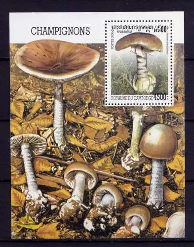 (001) Kambodscha  Nr.2067 - Block 268      **  postfrisch / Pilze Mushrooms