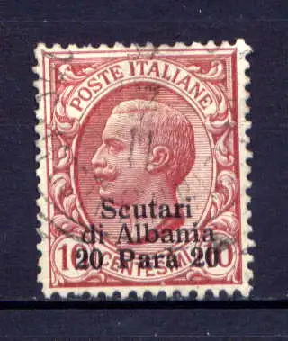 (1404) Italien Post in Albanien Nr.16           O  gestempelt
