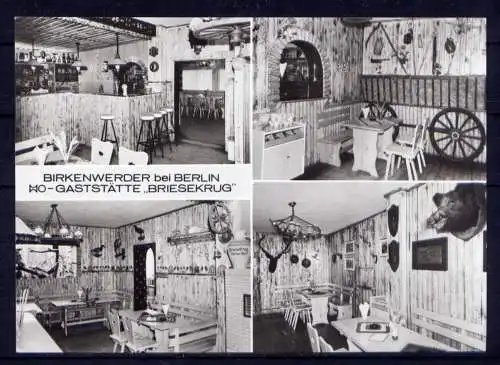 (4707) Birkenwerder  - unbeschrieben / DDR Brandenburg Gaststätte Briesenkrug