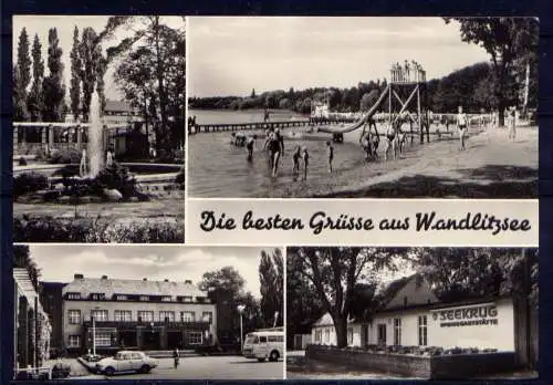 (4717) Wandlitz  - unbeschrieben / DDR Brandenburg Wandlitzsee Gaststätte Seekrug