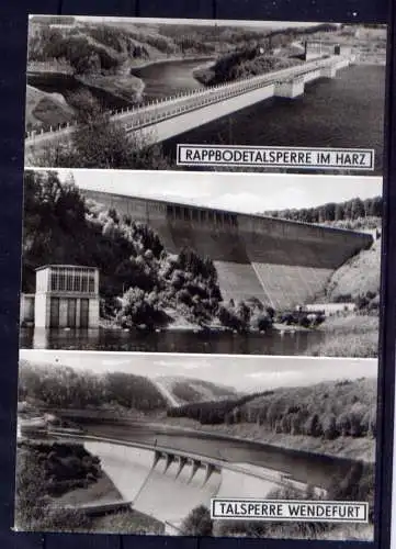 (4721) Rappbodetalsperre  - unbeschrieben / DDR Sachsen-Anhalt Rappbodetalsperre Talsperre Wendefurt