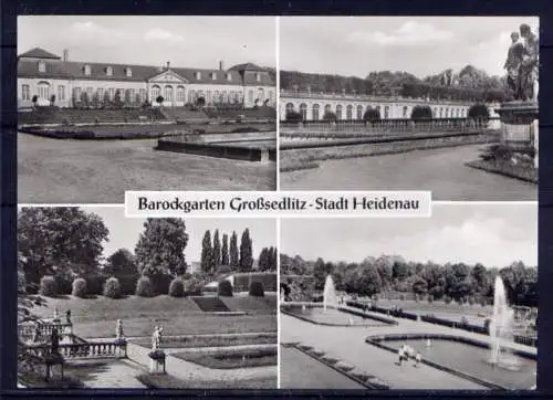 (4740) Großsedlitz - beschrieben / DDR Sachsen Barockgarten