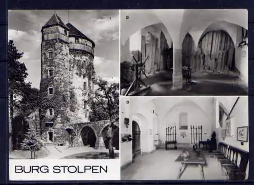 (4741) Stolpen - beschrieben / DDR Sachsen Burg Stolpen