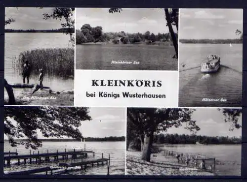 (4755) Klein Köris  - unbeschrieben / DDR Brandenburg Bootsanlegestelle See