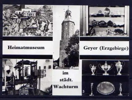 (4760) Geyer  - unbeschrieben / DDR Sachsen Heimatmuseum Wachturm