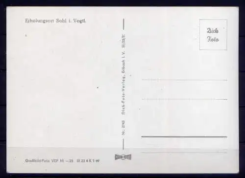 (4767) Sohl  - unbeschrieben / DDR Sachsen Vogtland Übersicht