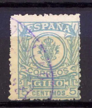 (1182) Spanien PA Nr.1        O  gestempelt