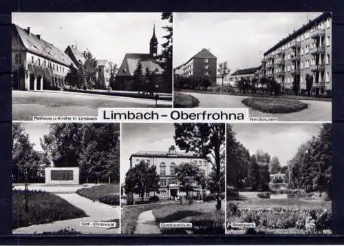 (4811) Limbach - Oberfrohna  - unbeschrieben / DDR Sachsen Rathaus Schule AWG