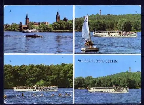 (4817) Berlin  - beschrieben / DDR Berlin Weiße Flotte Salonschiff Bordstempel Schiffe