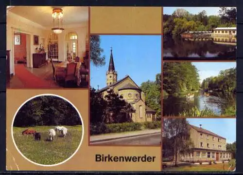 (4818) Birkenwerder  - beschrieben / DDR Brandenburg Kirche Ponyzucht Gaststätte Boddensee Feierabendheim