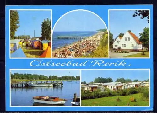 (4820) Rerik  - beschrieben / DDR Mecklenburg-Vorpommern Ostseebad Zeltplatz Strand Bungalow