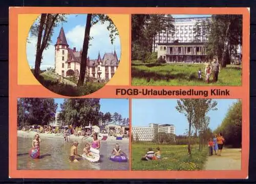 (4839) Klink  - unbeschrieben / DDR Mecklenburg-Vorpommern Erholungsheim Schloß