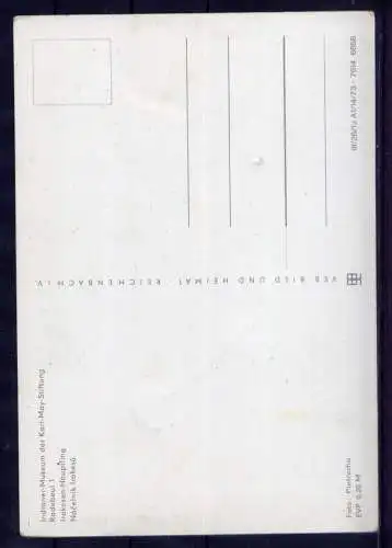 (4868) Radebeul - unbeschrieben / DDR Sachsen Karl-May-Museum Irokese Indianer