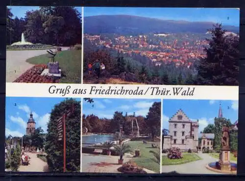 (4870) Friedrichroda  - unbeschrieben / DDR Thüringen Schwimmbad Schloß Park