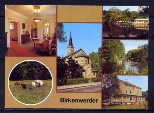 (4871) Birkenwerder  - beschrieben / DDR Brandenburg Kirche Ponyzucht Gaststätte Boddensee Feierabendheim