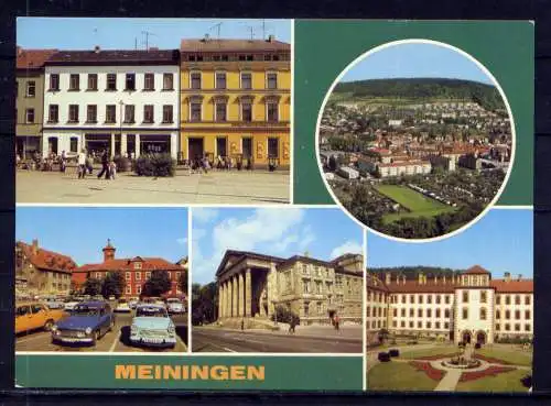 (4890) Meiningen  - unbeschrieben / DDR Thüringen Schule Schloß Theater