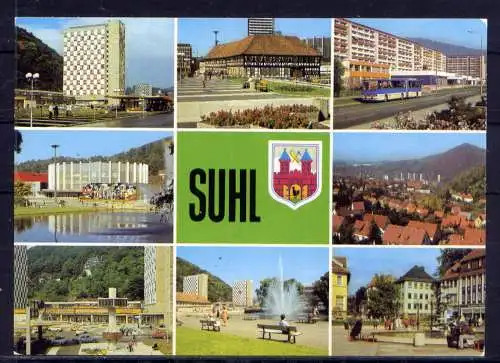 (4893) Suhl  - unbeschrieben / DDR Thüringen  Waffenmuseum Stadthalle