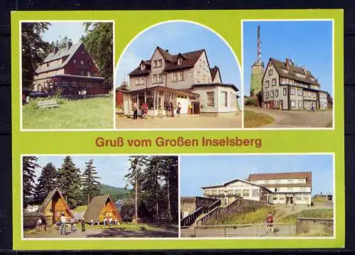 (4897) Inselsberg  - unbeschrieben / DDR Thüringen HO Gaststätte Jugendherberge