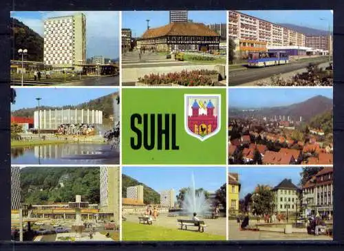 (4911) Suhl  - unbeschrieben / DDR Thüringen  Waffenmuseum Stadthalle