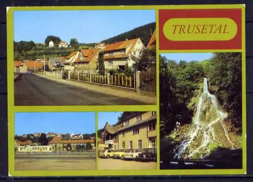 (4913) Trusethal  - unbeschrieben / DDR Thüringen Gaststätte Wasserfall