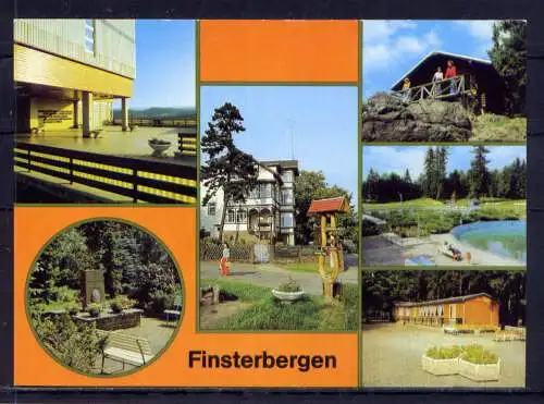 (4916) Finsterbergen  - unbeschrieben / DDR Thüringen FDGB Erholungsheim Naturpark Schwimmbad