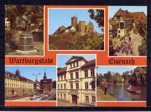 (4920) Eisenach  - unbeschrieben / DDR Thüringen Wartburg Vogtei Museum Rathaus