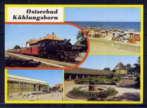 (4922) Kühlungsborn  - unbeschrieben / DDR Mecklenburg-Vorpommern Bahnhof Eisenbahn Strand