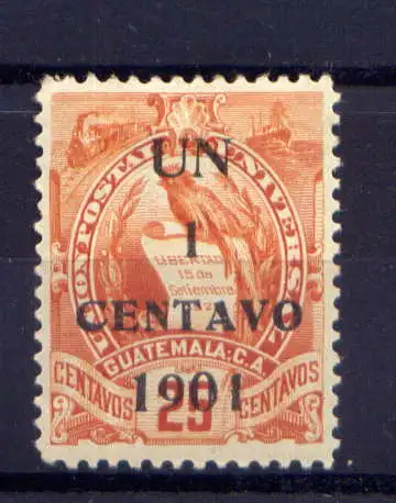 (109) Guatemala Nr.105        *  ungebraucht