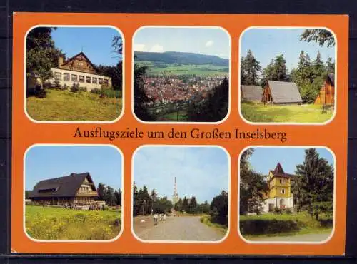 (4931) Inselsberg  - unbeschrieben / DDR Thüringen Gaststätte Jugendherberge