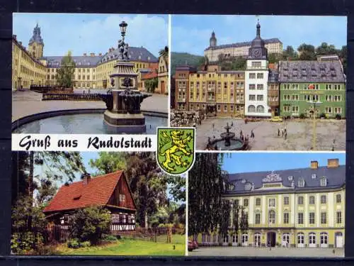 (4935) Rudolstadt  - unbeschrieben / DDR Thüringen Schloß Marktplatz Museum