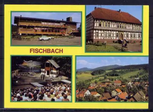 (4939) Fischbach  - unbeschrieben / DDR Thüringen Fachwerk Bergbühne