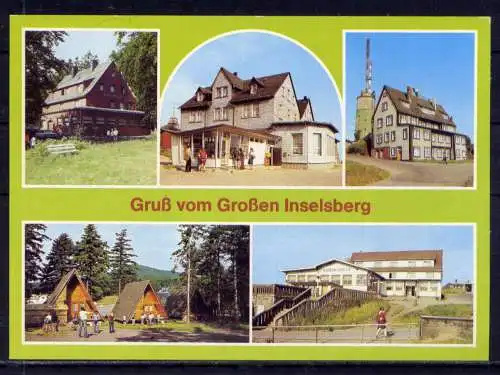 (4940) Inselsberg  - unbeschrieben / DDR Thüringen Gaststätte Jugendherberge Berggasthof