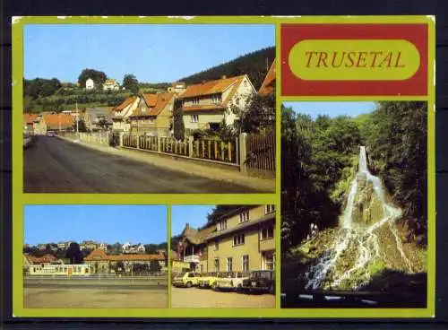 (4943) Trusethal  - unbeschrieben / DDR Thüringen Gaststätte Wasserfall