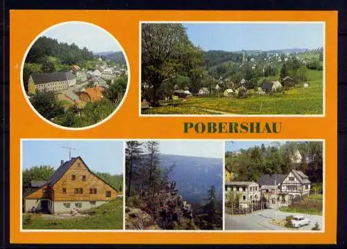 (4944) Pobershau - unbeschrieben / DDR Sachsen Schaubergwerk Ferienheim