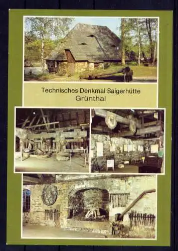 (4945) Grünthal - unbeschrieben / DDR Sachsen Althammer Denkmal