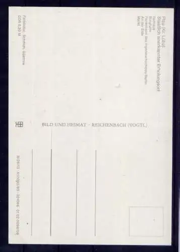 (4960) Plau  - unbeschrieben / DDR Mecklenburg-Vorpommern Burgturm Rathaus Markt