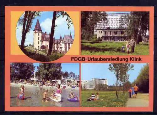 (4965) Klink  - unbeschrieben / DDR Mecklenburg-Vorpommern Erholungsheim Schloß