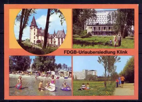 (4966) Klink  - unbeschrieben / DDR Mecklenburg-Vorpommern Erholungsheim Schloß