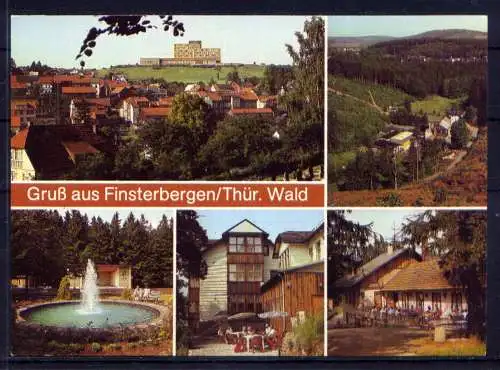 (4971) Finsterbergen  - beschrieben / DDR Thüringen FDGB Erholungsheim Tagescafe Naturpark