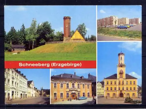 (4976) Schneeberg  - unbeschrieben / DDR Sachsen Keilberg Museum