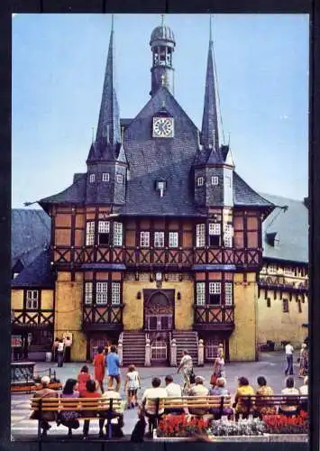 (4983) Wernigerode  - unbeschrieben / DDR Sachsen-Anhalt Rathaus