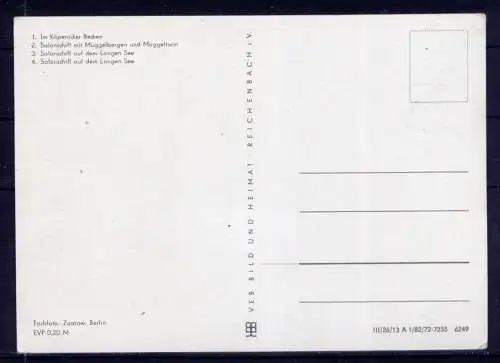 (4987) Berlin  - beschrieben / DDR Berlin Weiße Flotte Salonschiff Bordstempel Schiffe