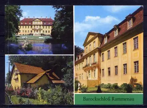 (4988) Rammenau  - unbeschrieben / DDR Sachsen Barockschloß