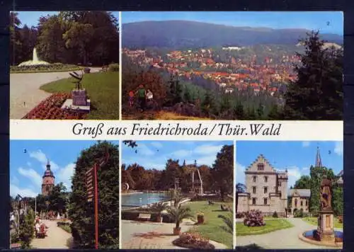 (4992) Friedrichroda  - unbeschrieben / DDR Thüringen Schwimmbad Schloß Kuranlagen