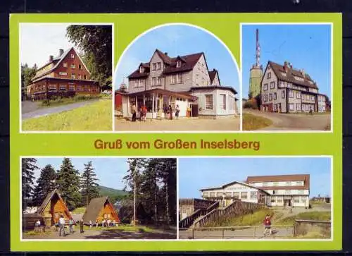 (4997) Inselsberg  - unbeschrieben / DDR Thüringen Gaststätte Jugendherberge Berggasthof