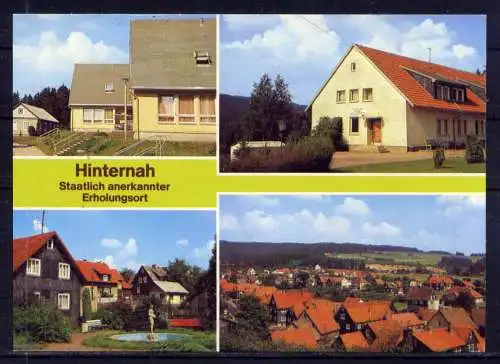 (5001) Hinternah unbeschrieben / DDR Thüringen Bungalow Park Ferienheim