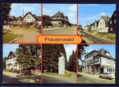 (5002) Frauenwald unbeschrieben / DDR Thüringen Erholungsheim Gaststätte