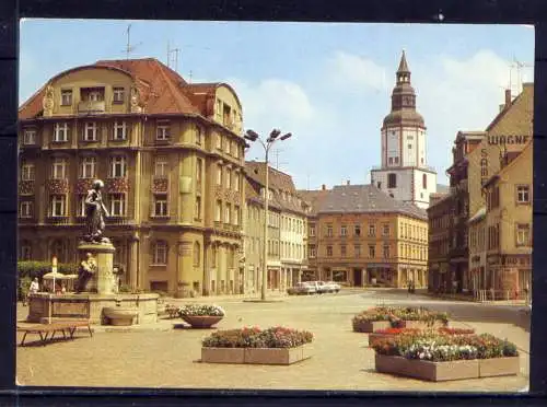 (5024) Döbeln Roter Platz und Schlegelbrunnen  - unbeschrieben / DDR Sachsen PKW