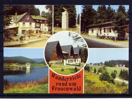 (5041) Frauenwald unbeschrieben / DDR Thüringen Waldbaude Talsperre